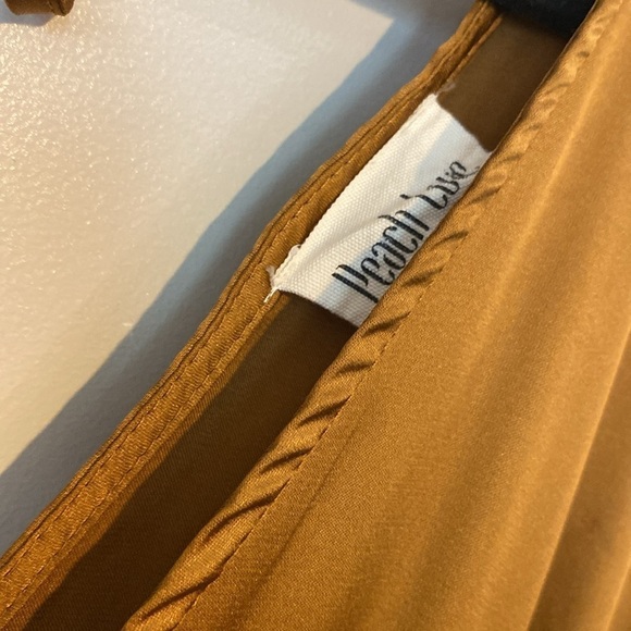 Peach Love California Golden Mini Dress - Picture 4 of 5